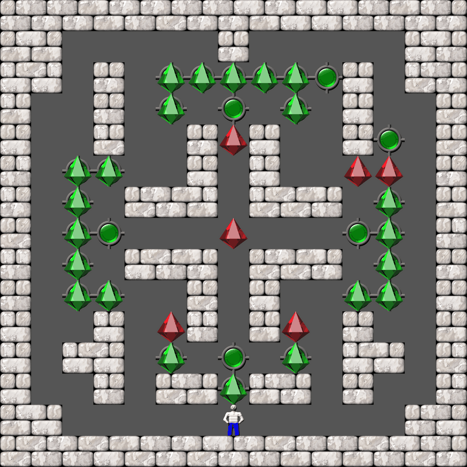Сокобан More Bugs collections уровень 378